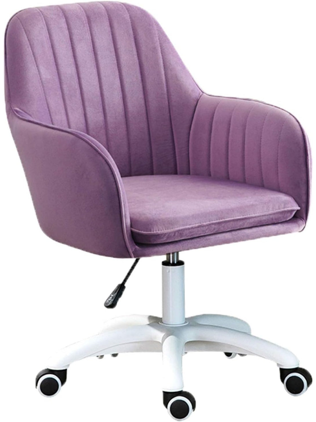 Ergonomischer Samt Burostuhl mit drehbarer Sitzflache und hohenverstellbarem Design fur Arbeitszimmer
