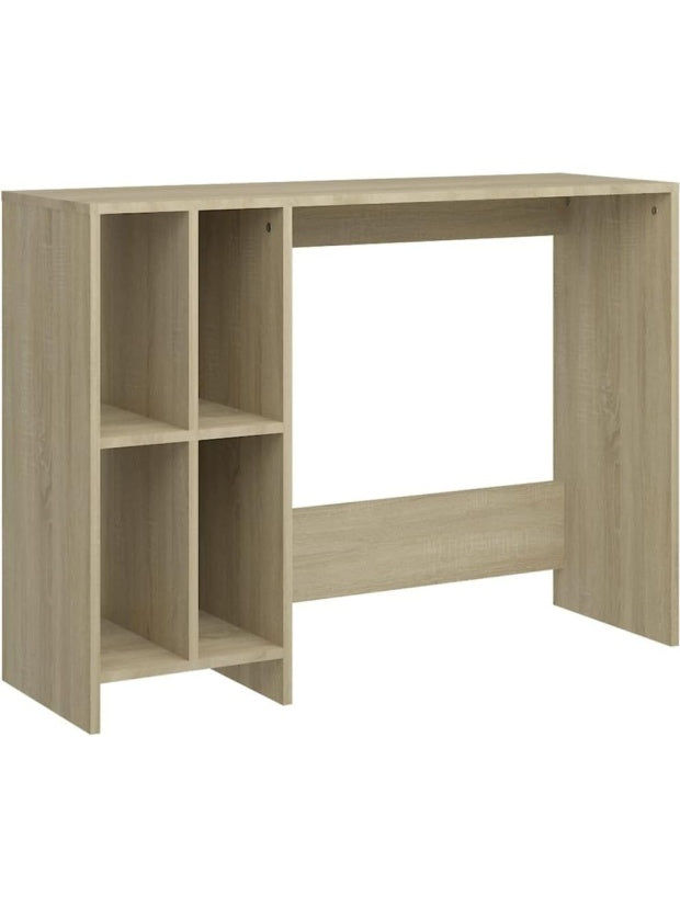 Computertisch mit Sonoma Eiche Oberflache als Schreibtisch Konsolentisch oder Gamingtisch 102,5 x 35 x 75 cm