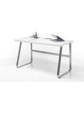 Moderner Arbeitsplatz 140 x 75 x 60 cm in Weiss oder massiver Asteiche fur Homeoffice